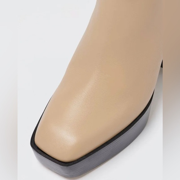Aeyde Berlin Square Toe Heeled Boots - Picture 3 of 13